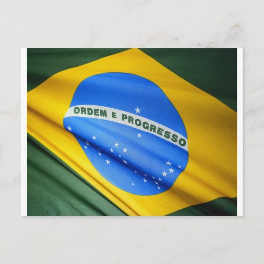 ブラジル国旗 ポストカード (正面)
