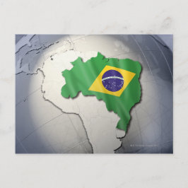 ブラジル国旗 ポストカード