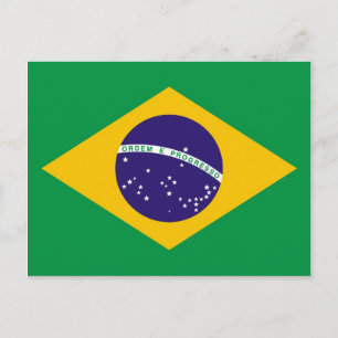 ブラジル国旗 ポストカード