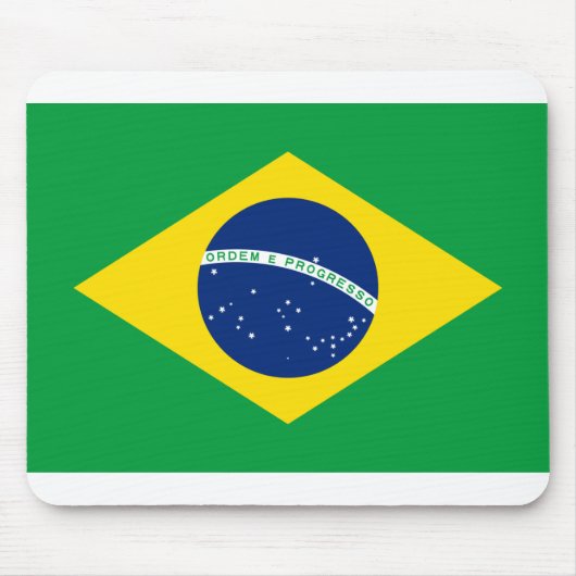 ブラジル国旗 マウスパッド (正面)