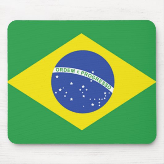 ブラジル国旗 マウスパッド (正面)