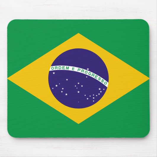 ブラジル国旗 マウスパッド (正面)