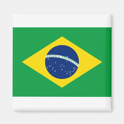 ブラジル国旗 マグネット (正面)