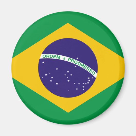 ブラジル国旗 マグネット (正面)