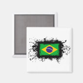 ブラジル国旗 マグネット (正面/裏面)