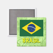 ブラジル国旗 マグネット (正面/裏面)