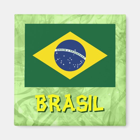 ブラジル国旗 マグネット (正面)