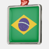 ブラジル国旗 メタルオーナメント (左)