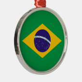 ブラジル国旗 メタルオーナメント (右)