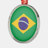 ブラジル国旗 メタルオーナメント (左)