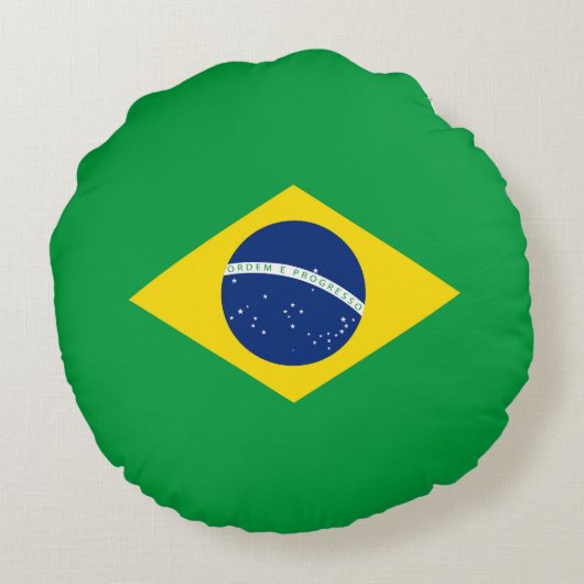 ブラジル国旗 ラウンドクッション (裏面)