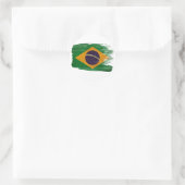 ブラジル国旗 ラウンドシール (バッグ)
