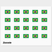ブラジル国旗 ラウンドシール (シート)