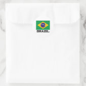 ブラジル国旗 ラウンドシール (バッグ)
