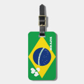 ブラジル国旗 ラゲッジタグ (正面縦)