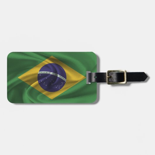 ブラジル国旗 ラゲッジタグ (正面横)