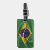 ブラジル国旗 ラゲッジタグ (正面縦)