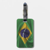 ブラジル国旗 ラゲッジタグ (裏面縦)