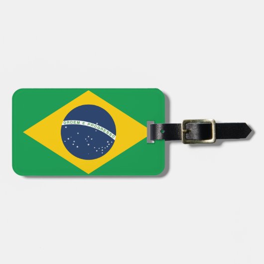 ブラジル国旗 ラゲッジタグ (正面横)