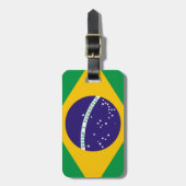 ブラジル国旗 ラゲッジタグ (正面縦)