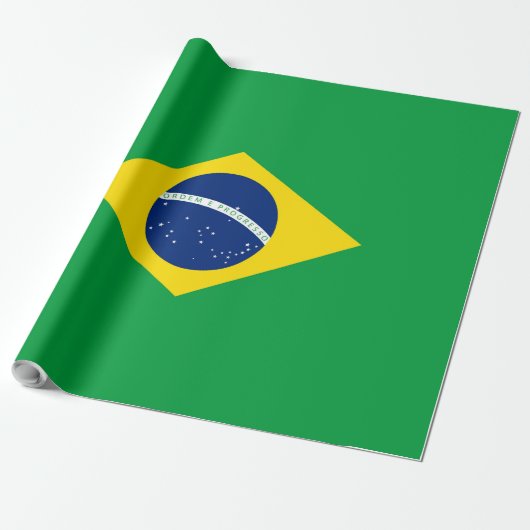 ブラジル国旗 ラッピングペーパー (アンロールド)