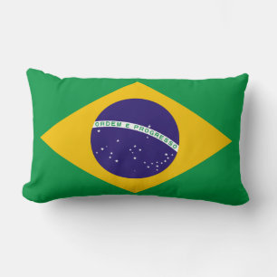 ブラジル国旗 ランバークッション