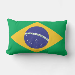 ブラジル国旗 ランバークッション