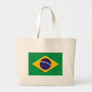 ブラジル国旗 ラージトートバッグ