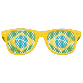 ブラジル国旗 レトロサングラス