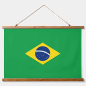 ブラジル国旗 吊り下げ型タペストリー (正面)