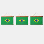 ブラジル国旗 吊り下げ型タペストリー (トリプル)