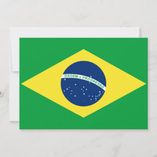 ブラジル国旗 招待状