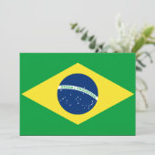 ブラジル国旗 招待状 (スタンド正面)
