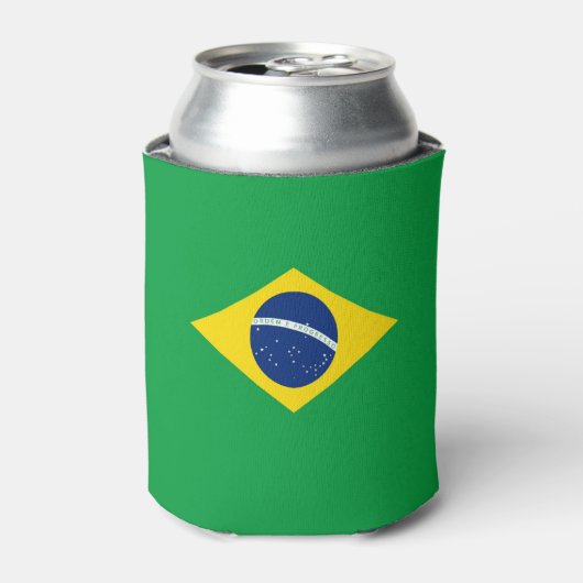 ブラジル国旗 缶クーラー (缶正面)
