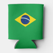 ブラジル国旗 缶クーラー (正面)