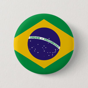 ブラジル国旗 缶バッジ