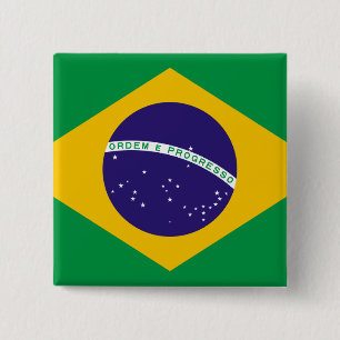 ブラジル国旗 缶バッジ