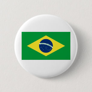 ブラジル国旗 缶バッジ