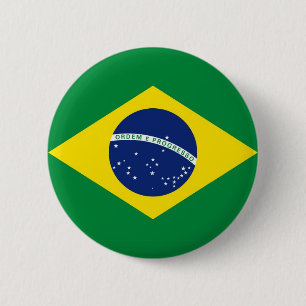ブラジル国旗 缶バッジ