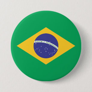 ブラジル国旗 缶バッジ