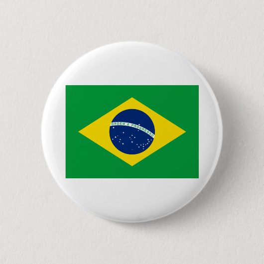 ブラジル国旗 缶バッジ (正面)