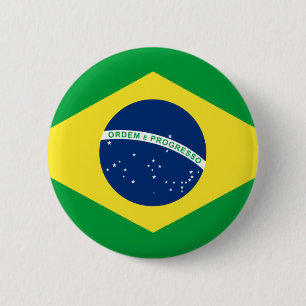 ブラジル国旗 缶バッジ