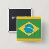 ブラジル国旗 缶バッジ (正面&裏面)