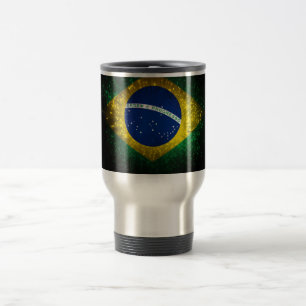 ブラジル国旗・花火 トラベルマグ