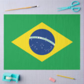 ブラジル国旗 薄葉紙 (クラフト)