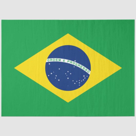 ブラジル国旗 薄葉紙 (正面)