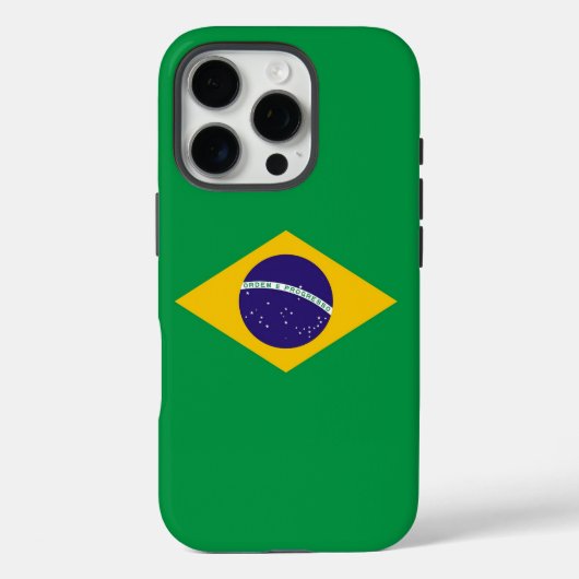 ブラジル国旗 Case-Mate Apple iPhone 16 Pro カバー (裏面)