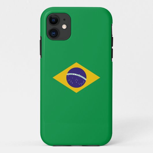 ブラジル国旗 Case-Mate iPhoneケース (裏面)