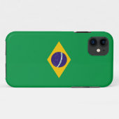 ブラジル国旗 Case-Mate iPhoneケース (裏面(横))