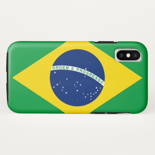 ブラジル国旗 Case-Mate iPhoneケース (裏面(横))